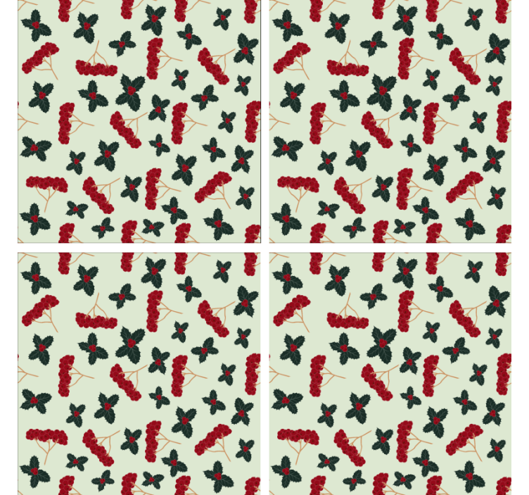 Efekt textury podtácků inspirovaný květinami - TenStickers