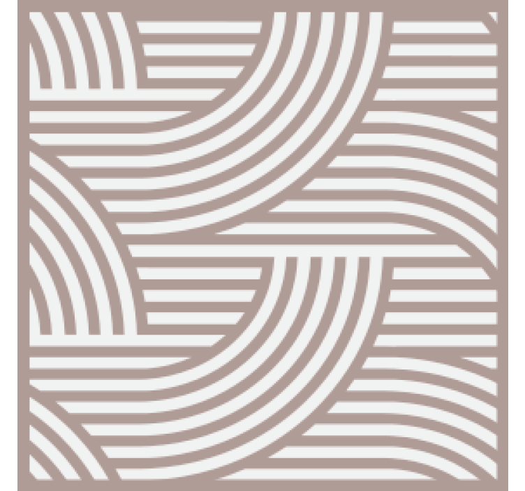 Efekt textury podtácků s vrstveným liniovým vzorem - TenStickers