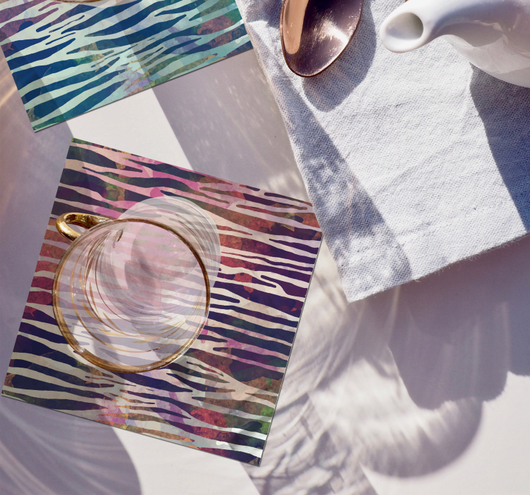 Abstraktní zebra textury zebra dráha - TenStickers