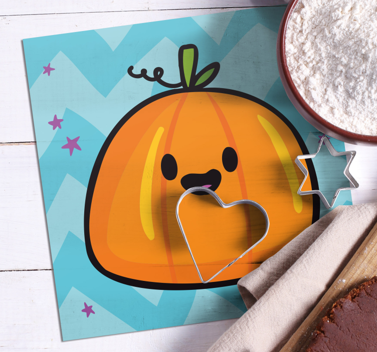 Dýně halloween nápojpodtácek - TenStickers