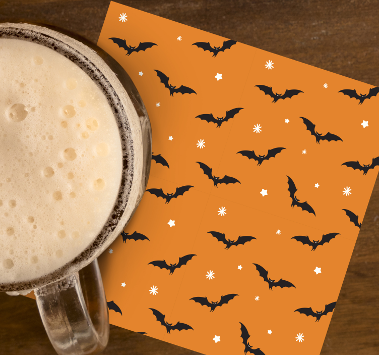 Netopýři halloween drink dráha - TenStickers