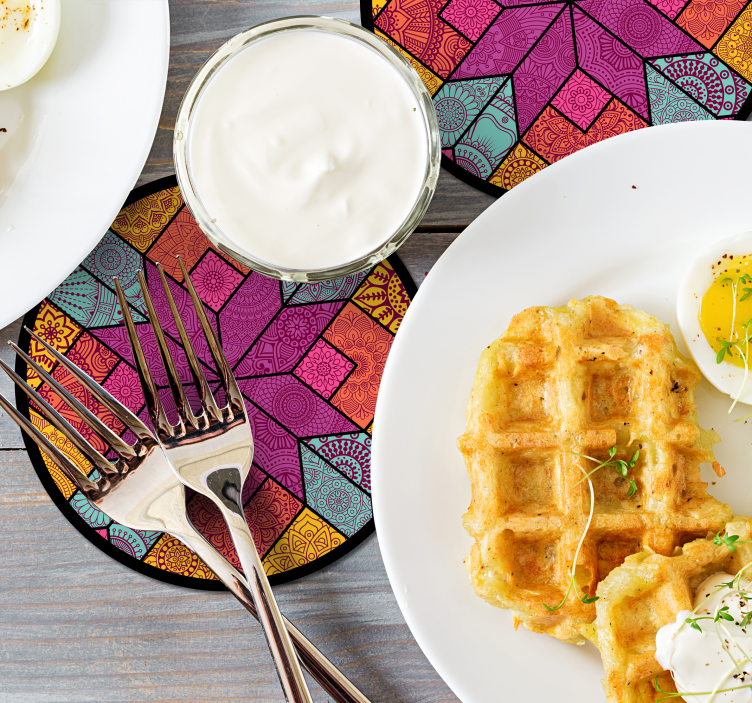 Paisley mozaikapodtácek - TenStickers