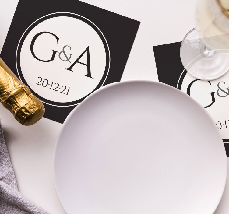 Přizpůsobená klasická svatební dráha - TenStickers