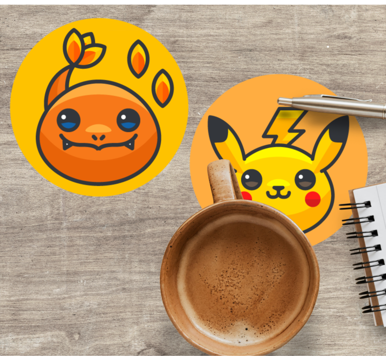 Pokémon postavy více tácků - TenStickers