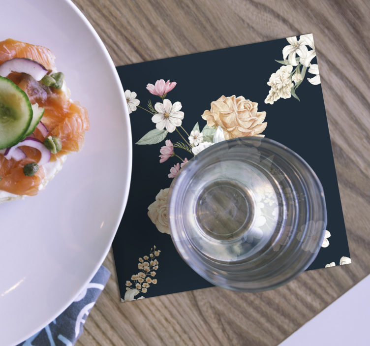 Ročník květinové kytice dráha - TenStickers