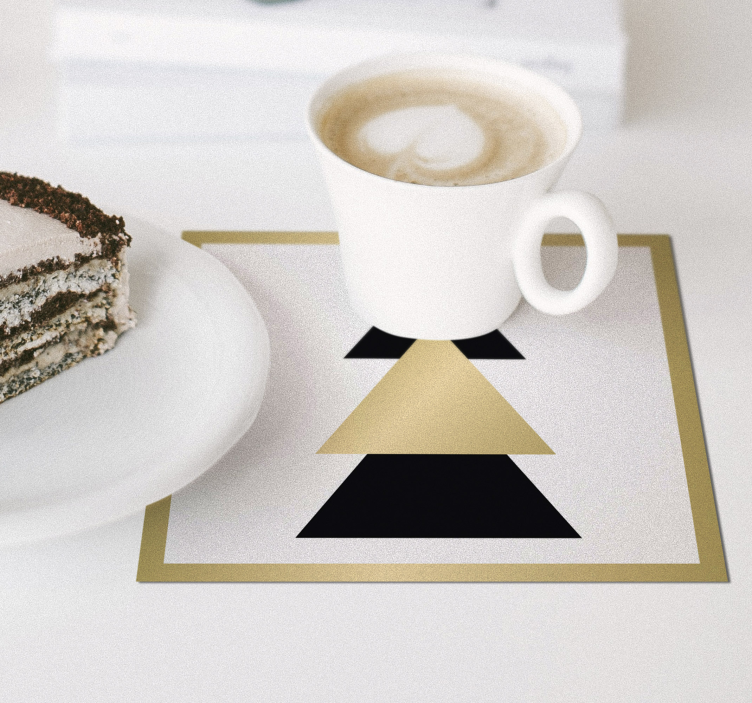 Vánoční elegantní strom vzor pití dráha - TenStickers