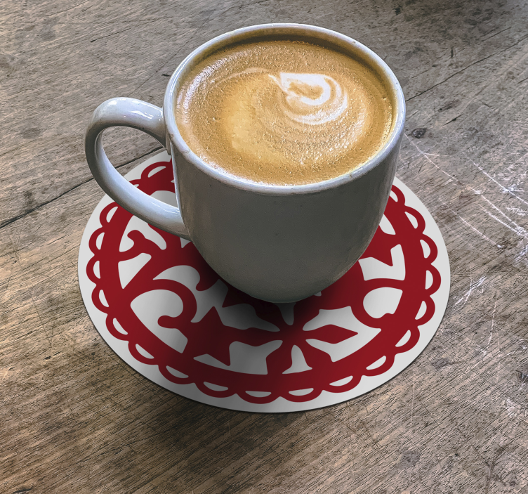 Vánoční vločka vinobranípodtácek - TenStickers