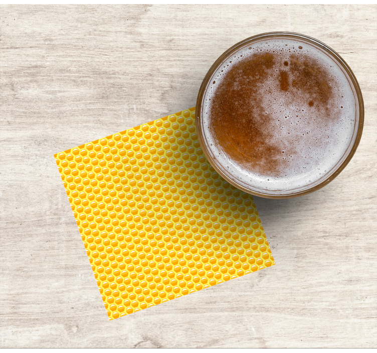 žlutý plástev více tácků - TenStickers