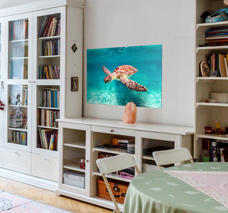 Mořská želva Plakát zvířat - TenStickers