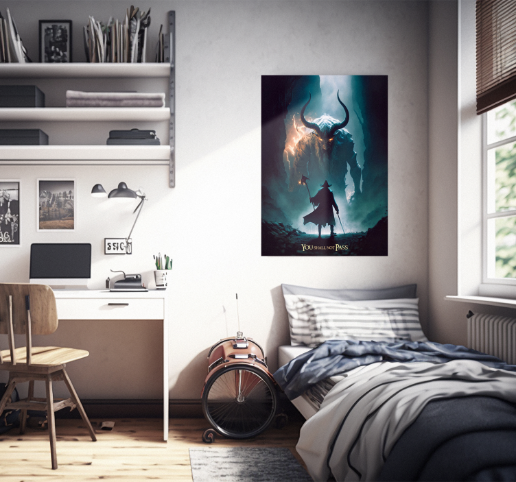 Filmový plakát neprojdeš - TenStickers