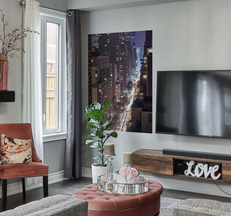 New york city budovy plakát - TenStickers