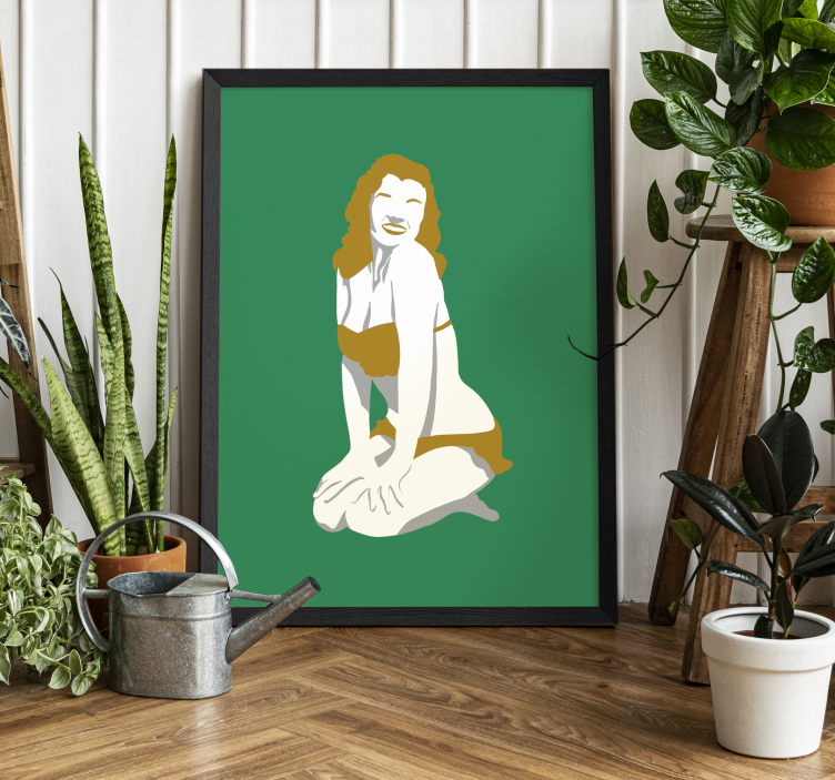 Plakát filmové hvězdy z 50. Let Plakát - TenStickers