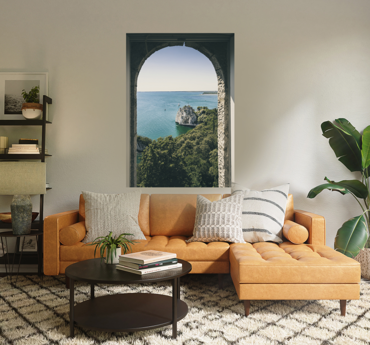 Plakát krajina s výhledem na moře - TenStickers