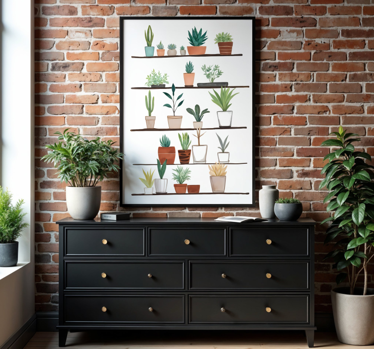 Rostliny plakát umělecká kresba - TenStickers