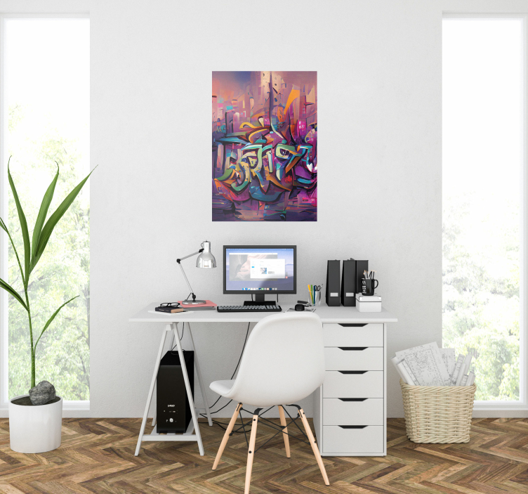 Street art graffiti plakát - TenStickers