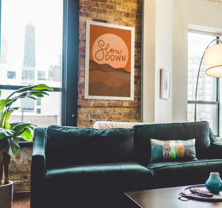 Zpomalit tisk textového plakátu - TenStickers