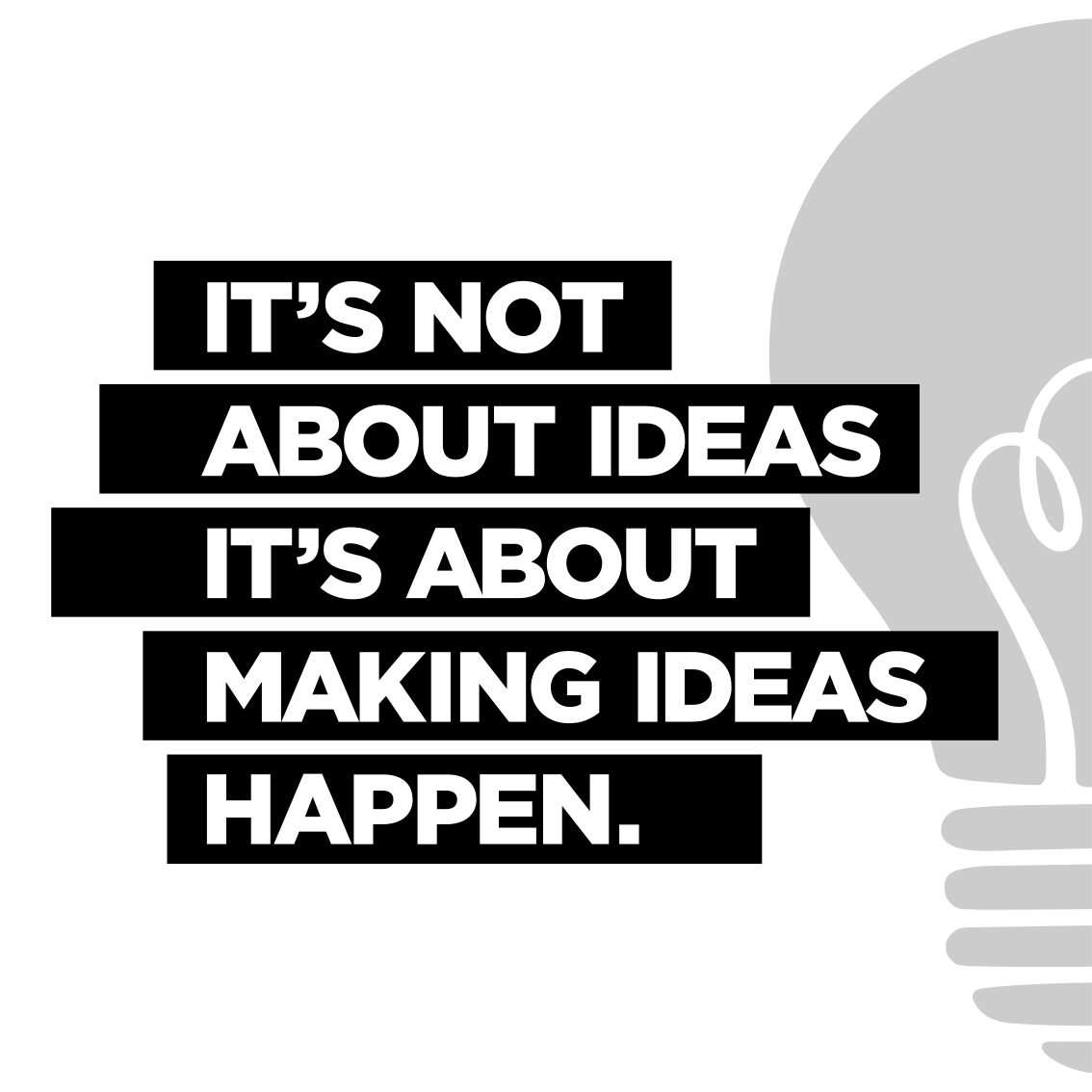 Plakát do kanceláře s nápady na inspiraci - TenStickers