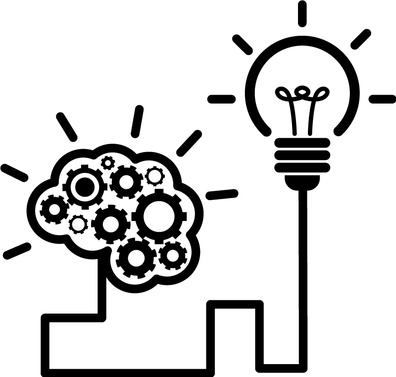 Plakát do kanceláře s konceptem myšlenkové mapy - TenStickers