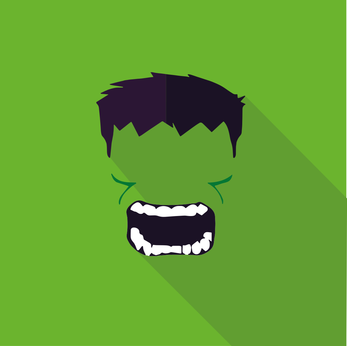 Plakát do ložnice teenagera zelený superhrdina - TenStickers