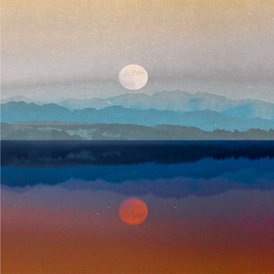 Plakát k výstavě s designem krásného měsíce - TenStickers