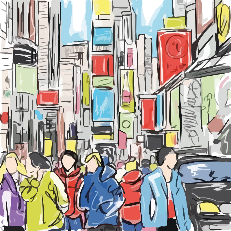 Plakát k výstavě moderní osobnosti new yorku - TenStickers