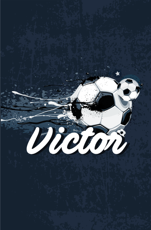 Plakát do dětské ložnice s originálním designem a jménem - TenStickers