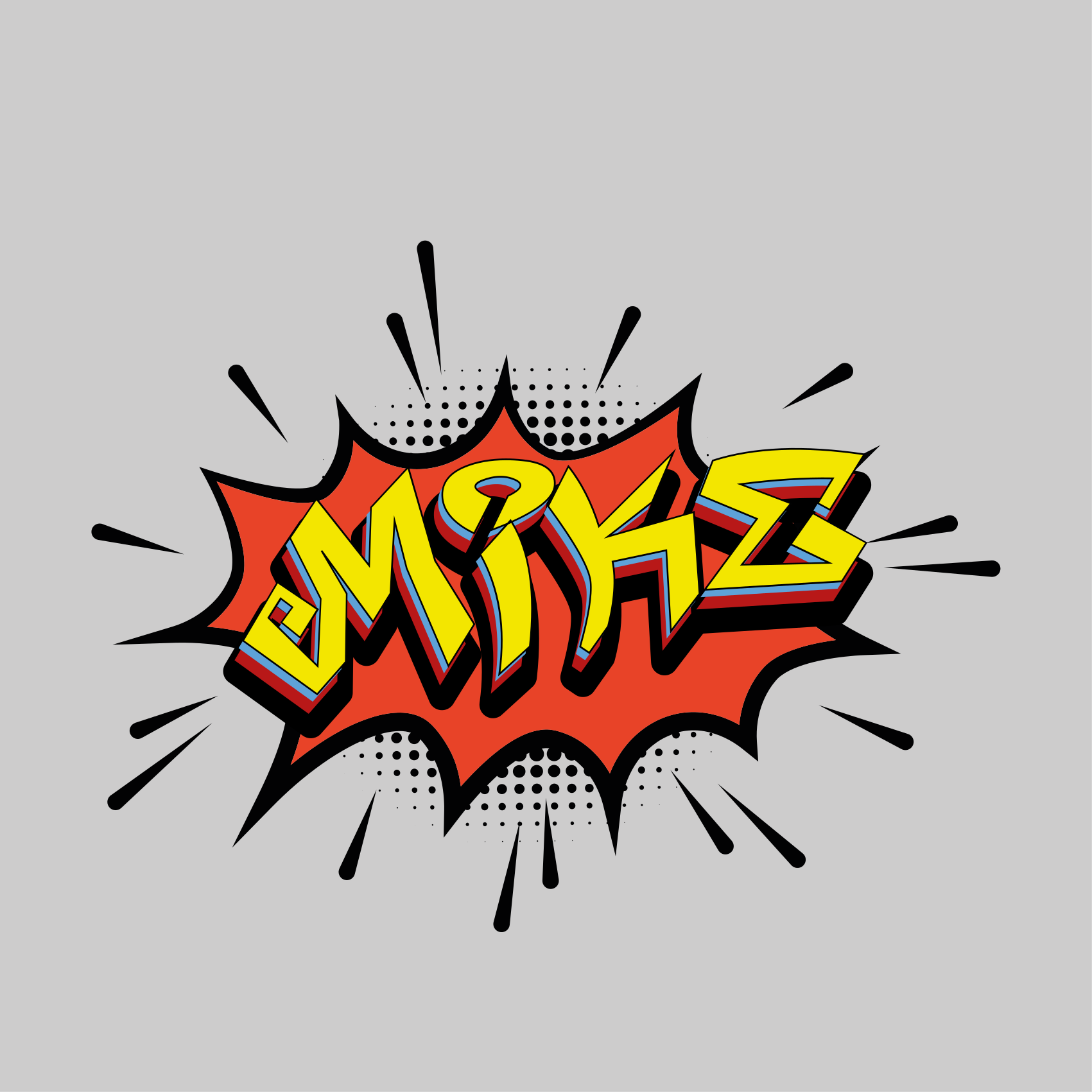 Plakát do ložnice teenagera v komiksovém písmu - TenStickers