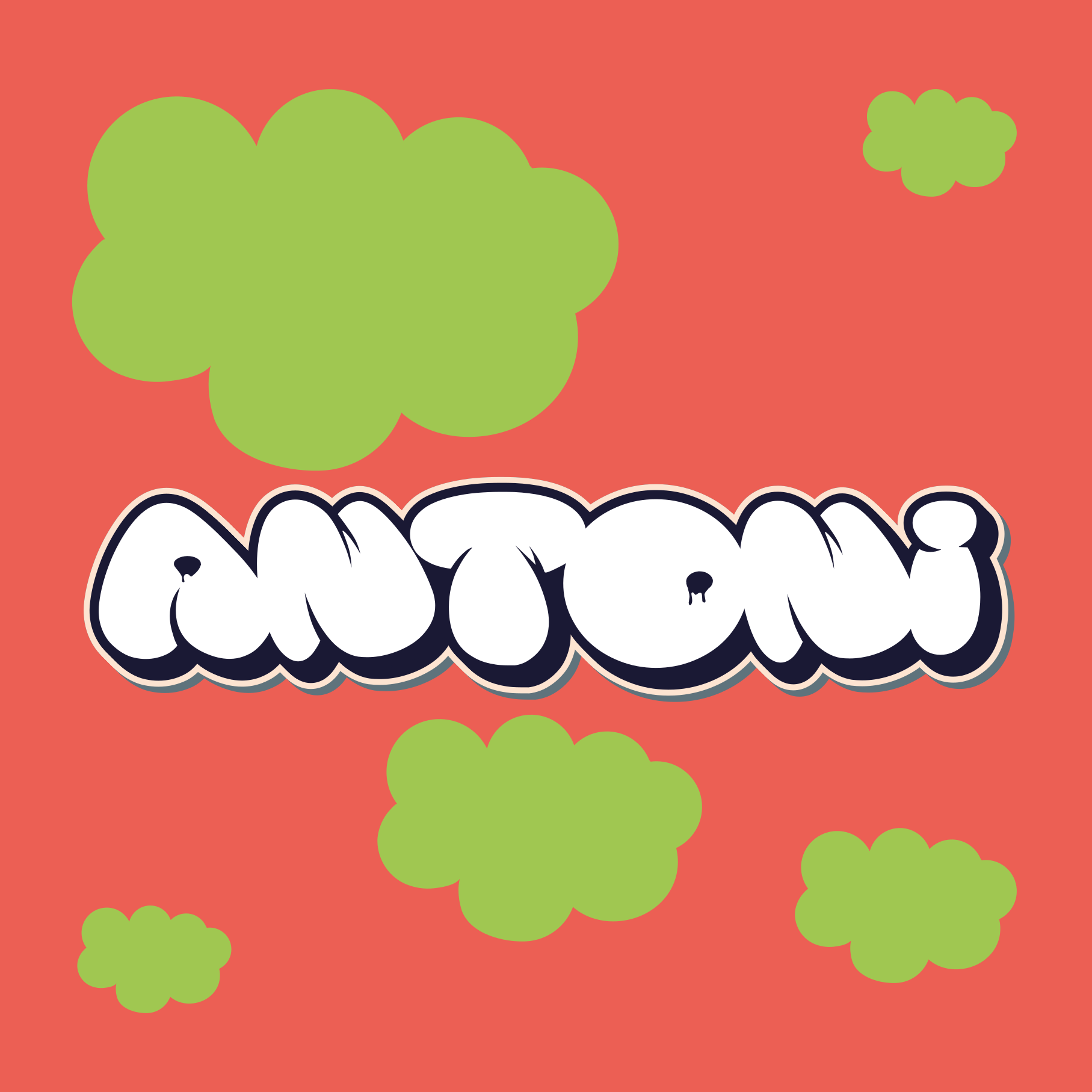 Plakát do ložnice teenagera v hravém písmu - TenStickers