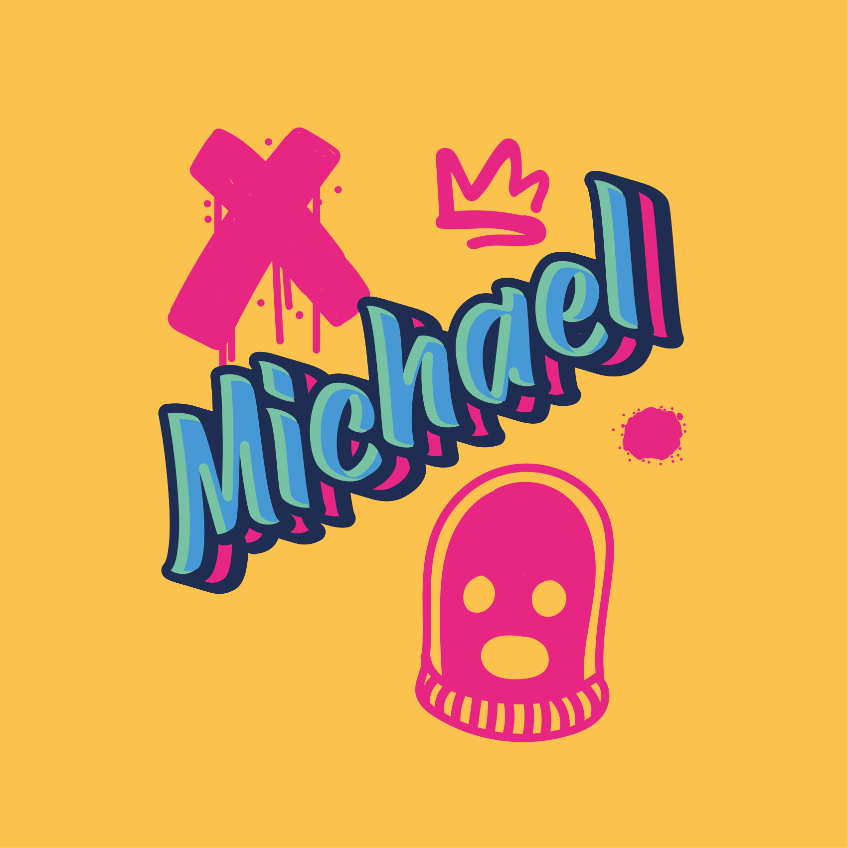 Plakát do ložnice teenagera s odvážným písmem - TenStickers