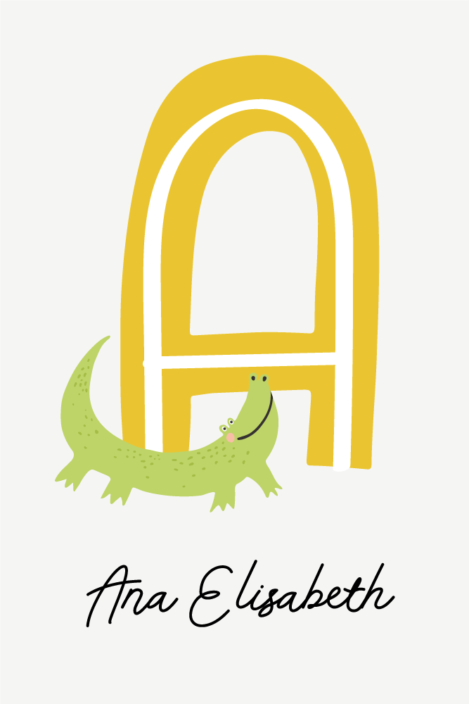 Plakát do ložnice teenagera krokodýlí kamarád - TenStickers