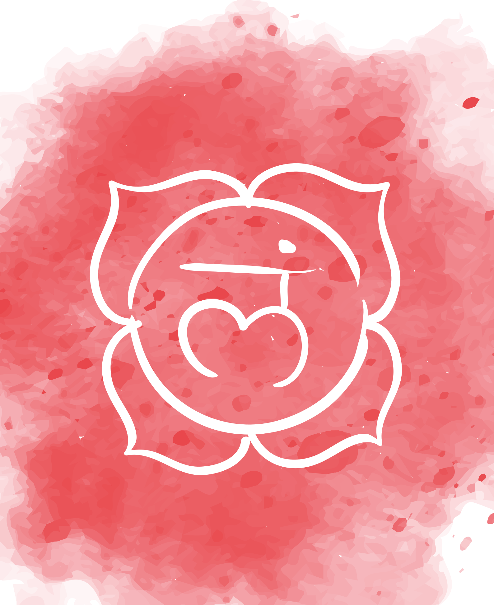 Zenový plakát krásný symbol kořenové čakry - TenStickers