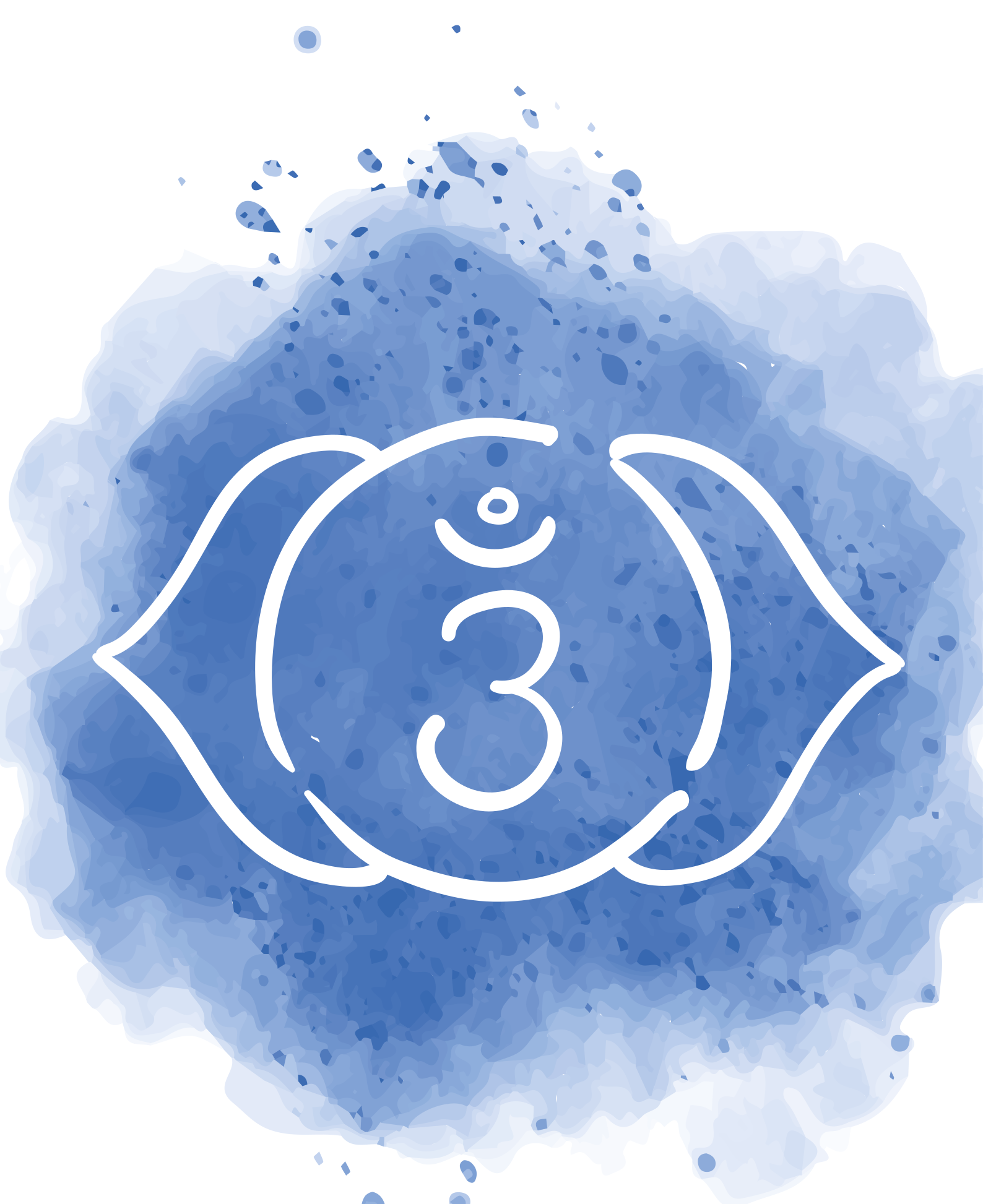 Zenový plakát symbol třetího oka chakra - TenStickers