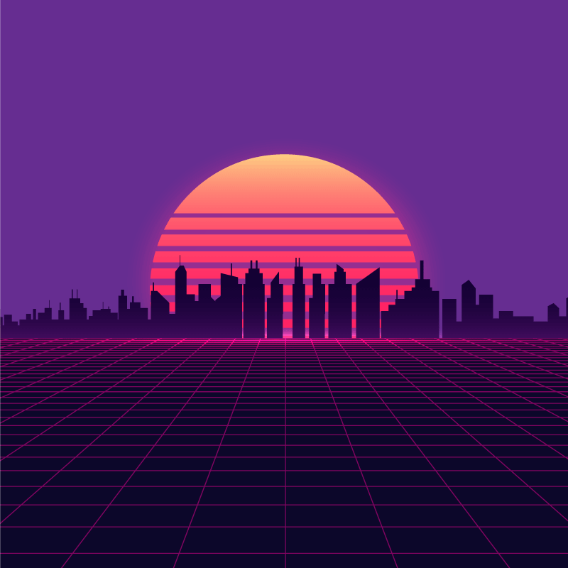 Plakát měst a zemí pokročilé městské krajiny - TenStickers