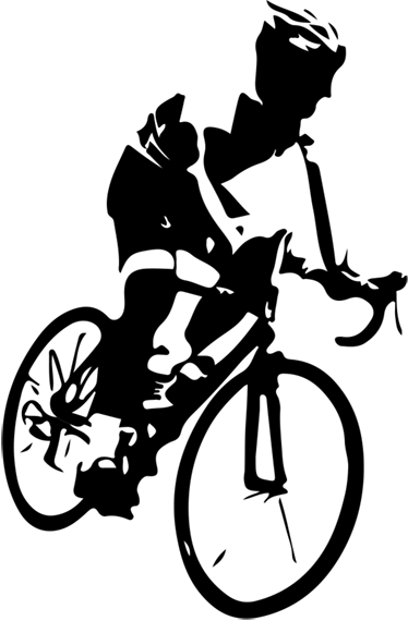 Cyklistický plakát vinilo cyklista horský bike - TenStickers