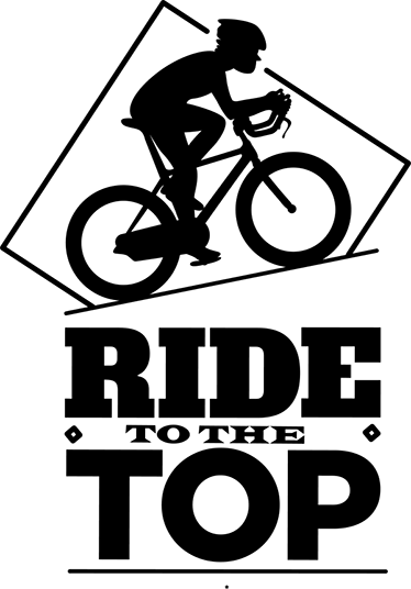 Cyklistický plakát jízda na vrchol - TenStickers