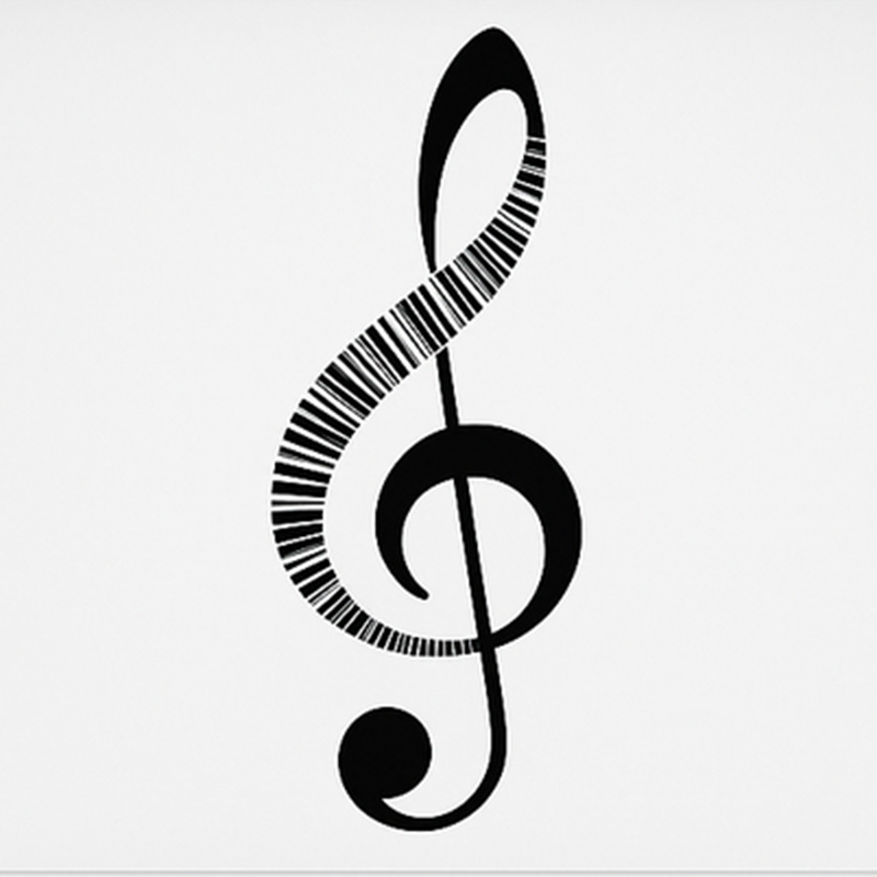 Plakát muzikály s hudební notou - TenStickers
