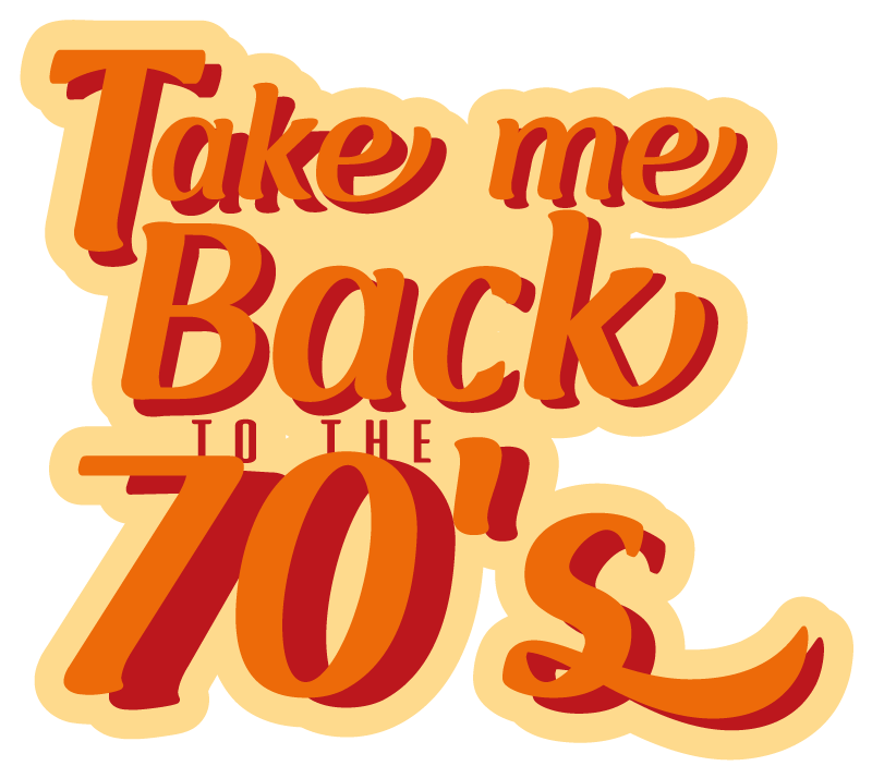 Retro plakát vrať mě zpět do 70. let - TenStickers
