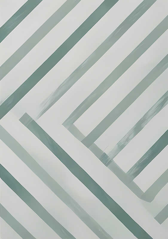 Abstraktní plakát s diagonálními pruhy - TenStickers
