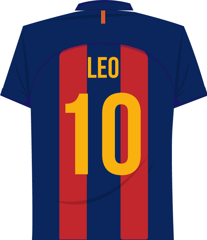 Fotbalový plakát messi na zeď - TenStickers