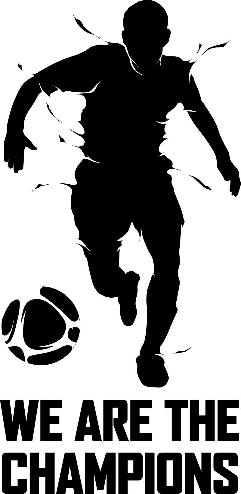 Fotbalový plakát jsme šampioni - TenStickers
