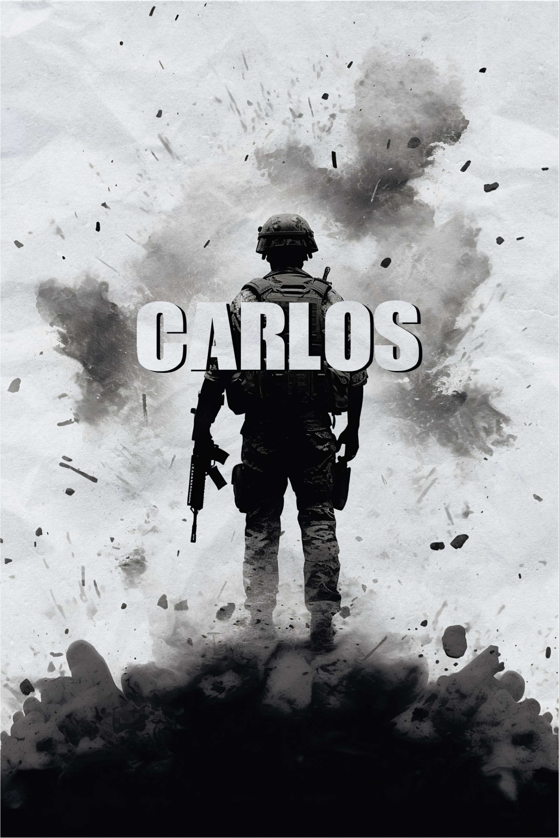 Plakát válečného vojáka do ložnice teenagera - TenStickers