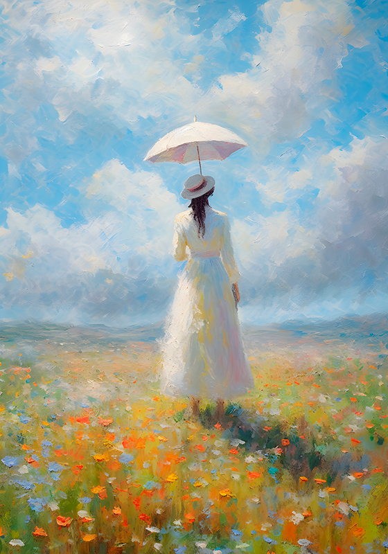 Printemps impresionismus Umělecký plakát - TenStickers