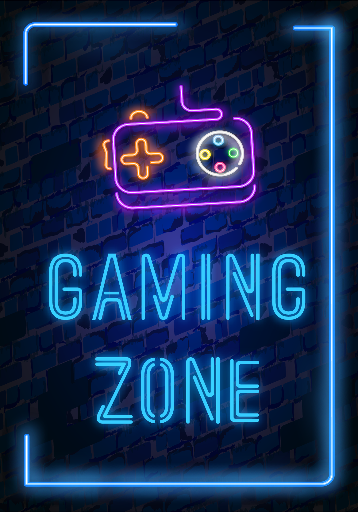 gaming zone plakát videohry - TenStickers
