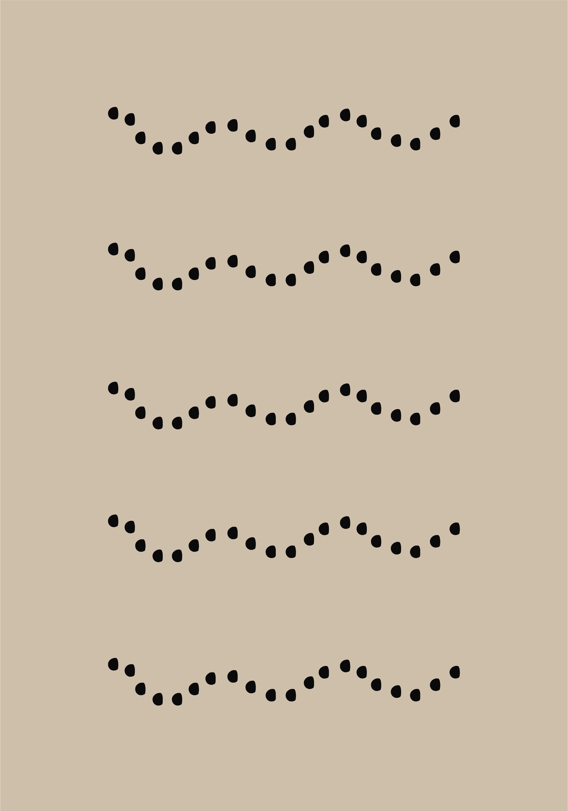 Kameny na zemi skandinávský plakát - TenStickers