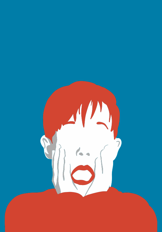 Vyděšené dítě Plakát - TenStickers