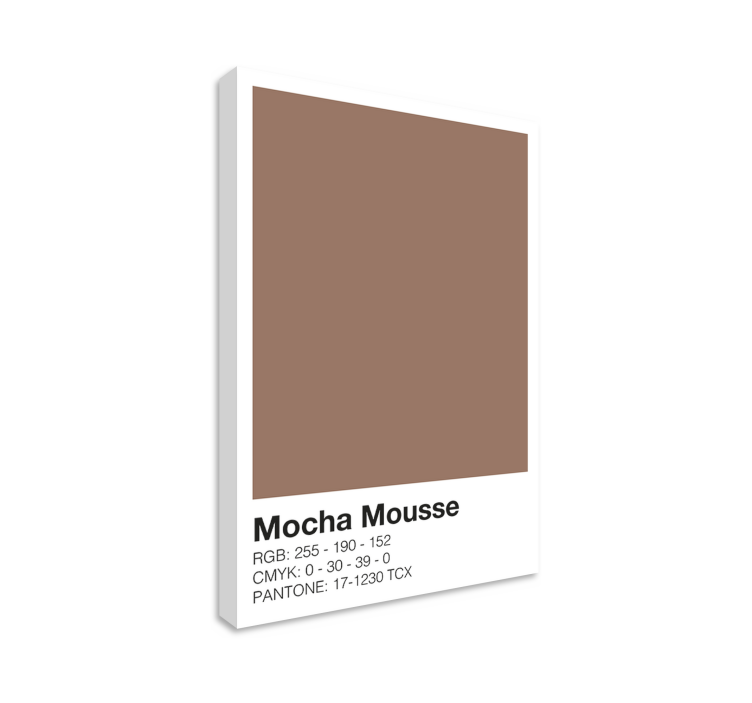 mocha barevné složení Moderní obraz - TenStickers