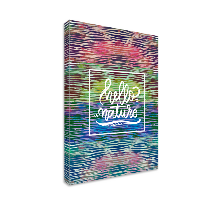 Obraza citací ahoj přírodo - TenStickers