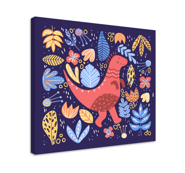 Obraza dinosaurů hravá ilustrace - TenStickers