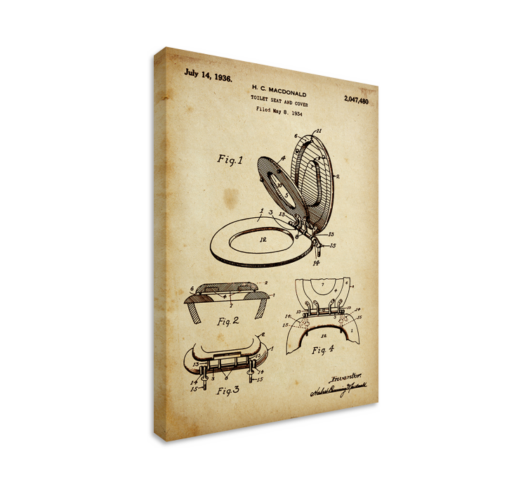 Ročník koupelnové obraz - TenStickers