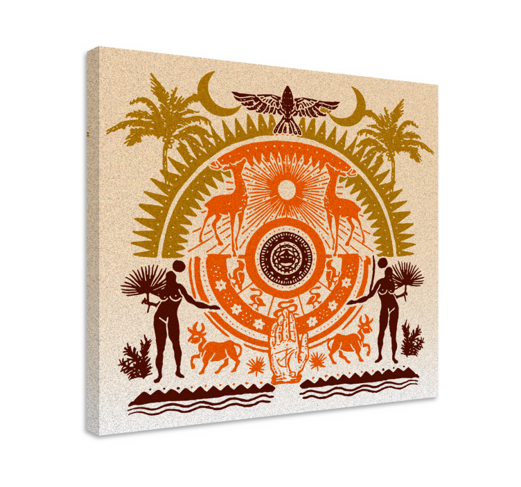 Obraza buddhy duchovní přírodní scéna - TenStickers